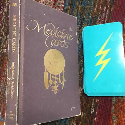 medicine cards book with cards