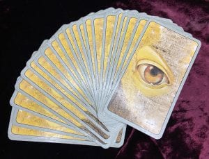 haindl tarot cards spread on a table