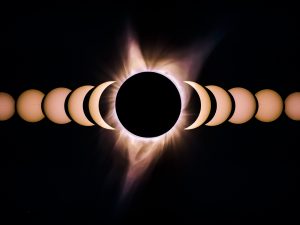 eclipse - moon over sun